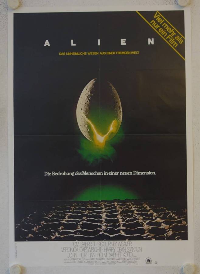 Alien original release german movie poster